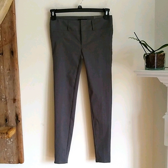 Maurices gray smart skinny pants short 0 - Picture 1 of 7